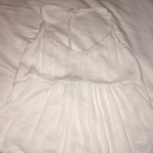 White crop top